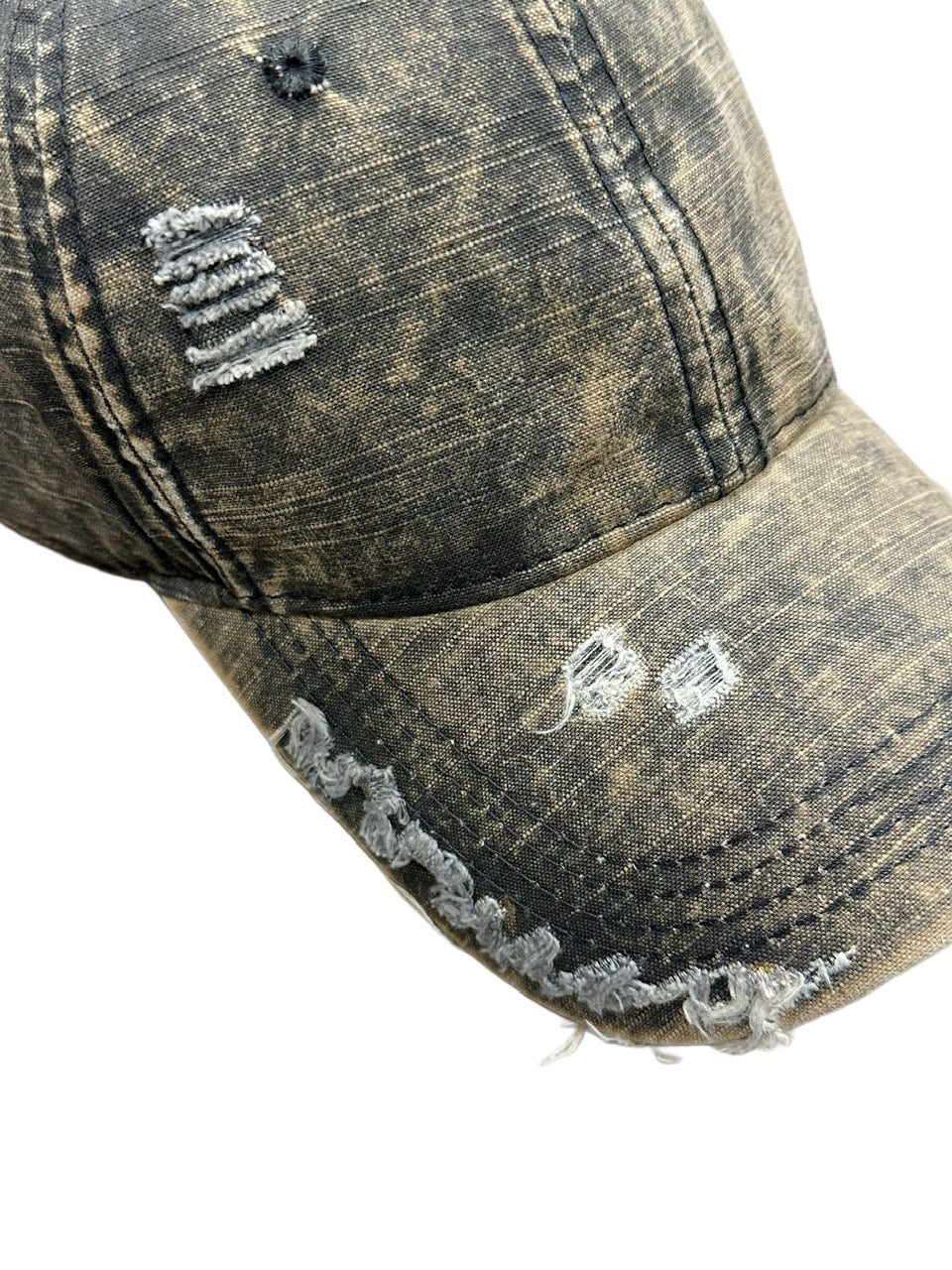 受注制【Never mind the XU】damage denim cap (2color) – PRESSING