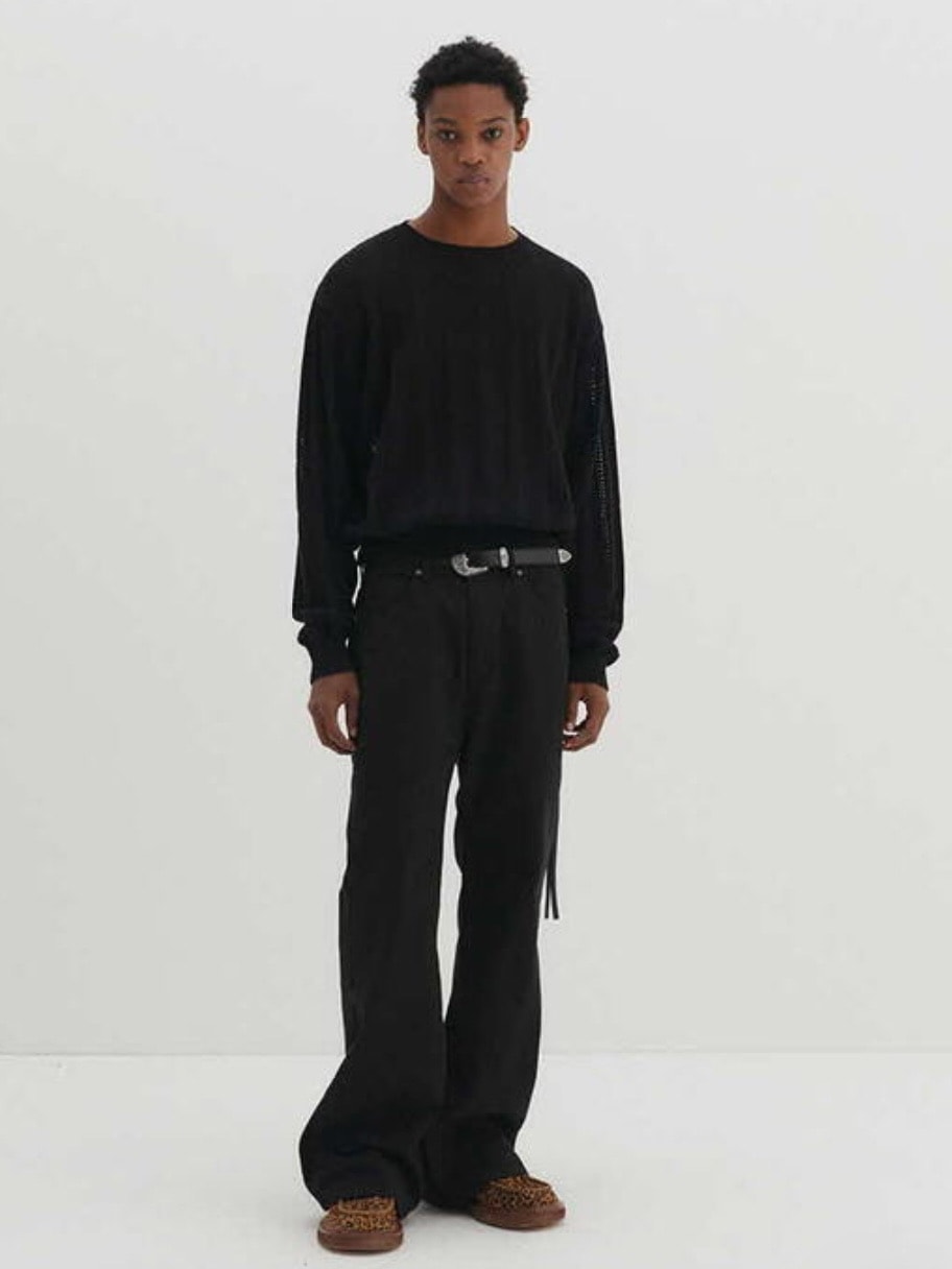 【DNSR】Meshed Crop Knit