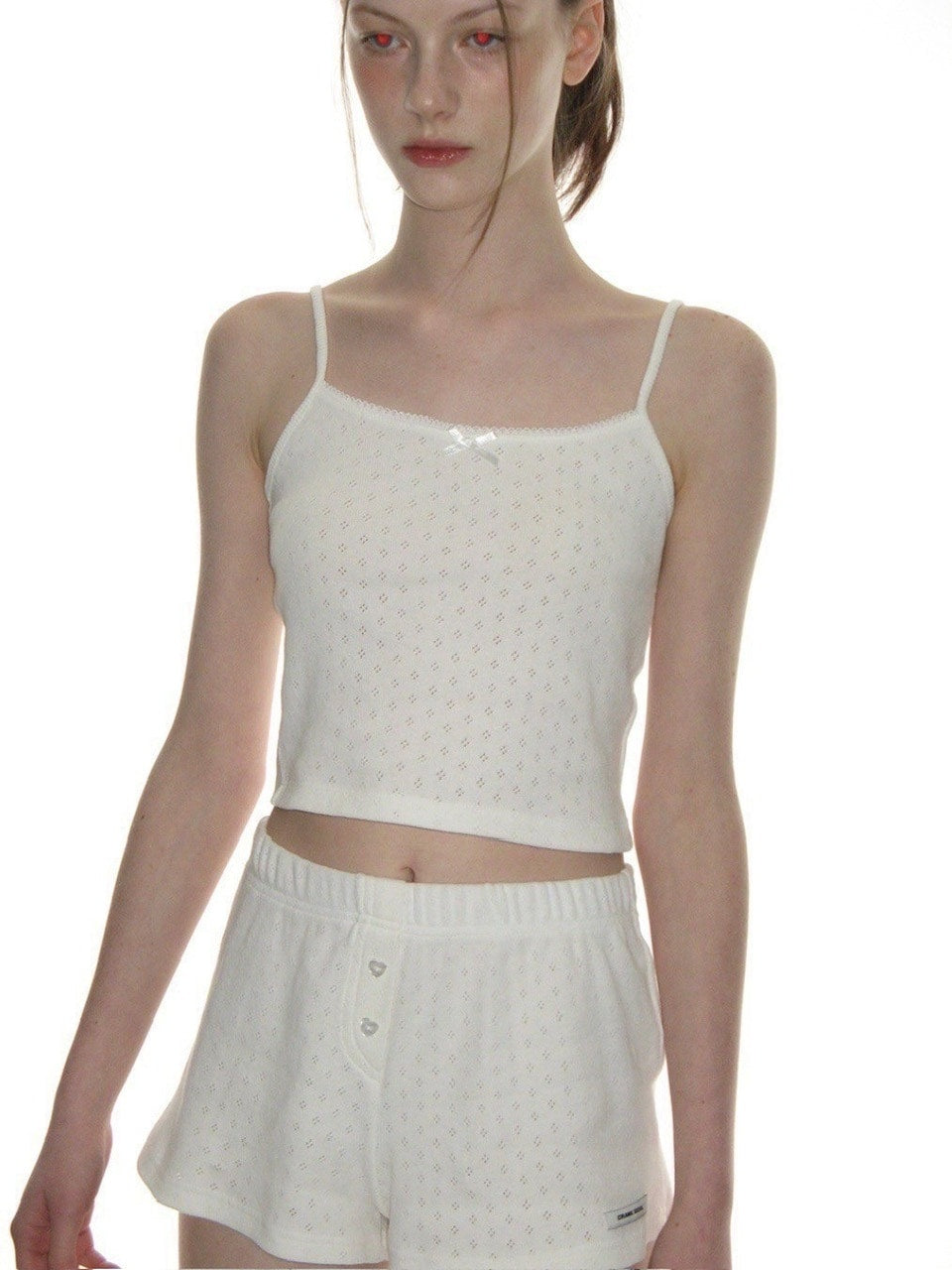 【CRANK】LACE EYELET SLEEVELESS