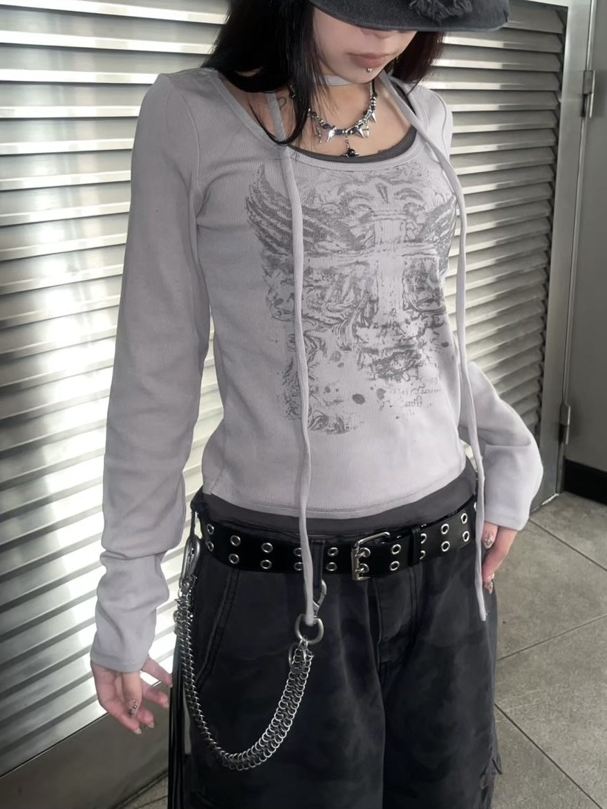 受注制【Never mind the XU】star studs necklace