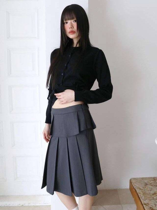 【Uglyshadow】25 TULIP MIDI SKIRT