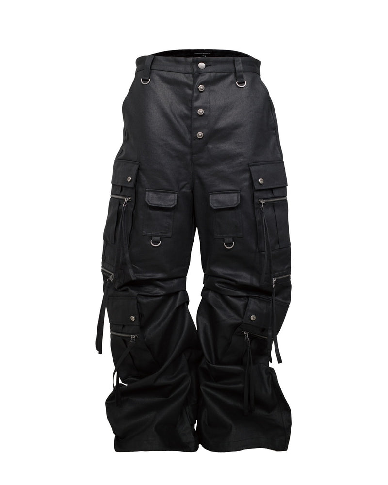 【Rosen Kreuz】CURVE FIT LONG CARGO PANTS