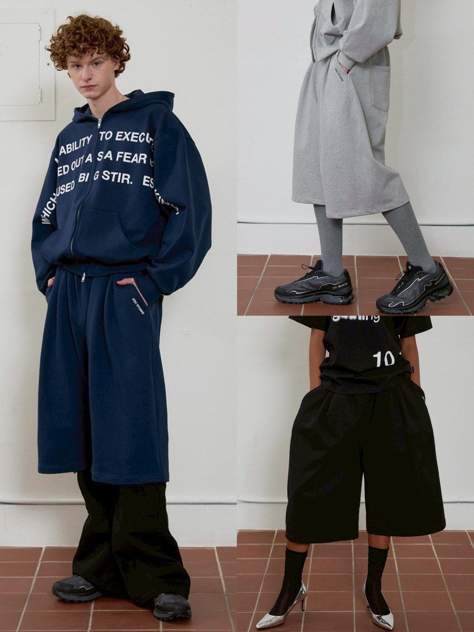 【ESC STUDIO】training bermuda pants