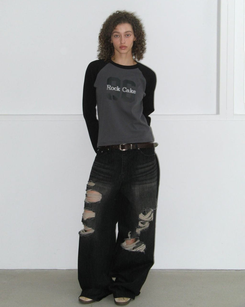 【ROCK CAKE】96 Raglan Long Sleeve