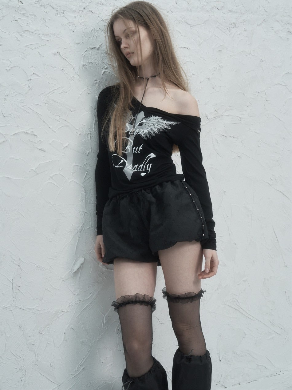 【SETUP‐EXE】V-NECK CROSS TOP
