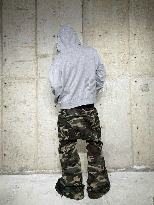 【roaringrad】ZIPPER SAGGING PANTS CAMOUFLAGE