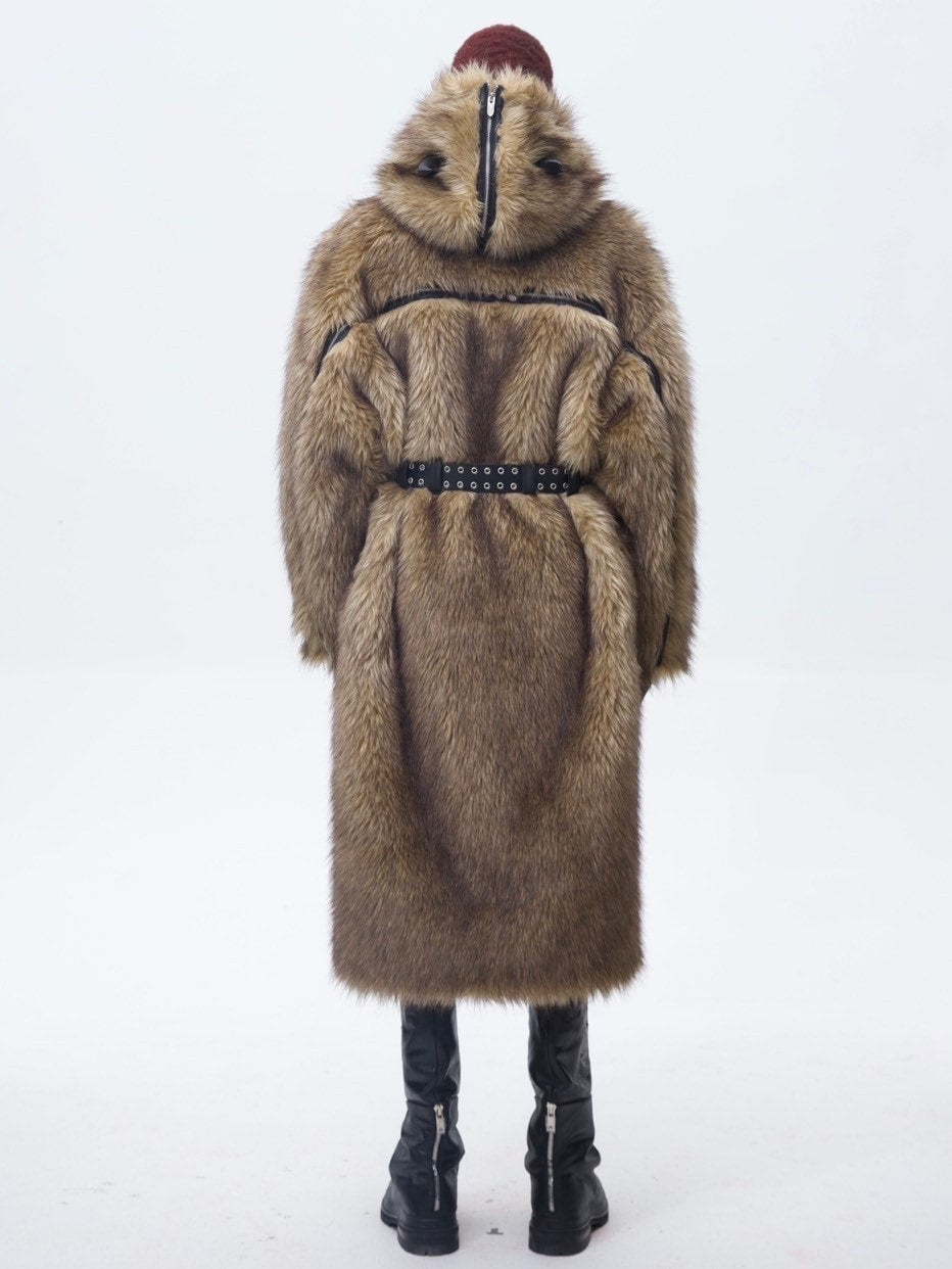 【The Boy Has No Patience】BLOOD MOON NIGHT BOXER ECO-FRIENDLY FUR COAT
