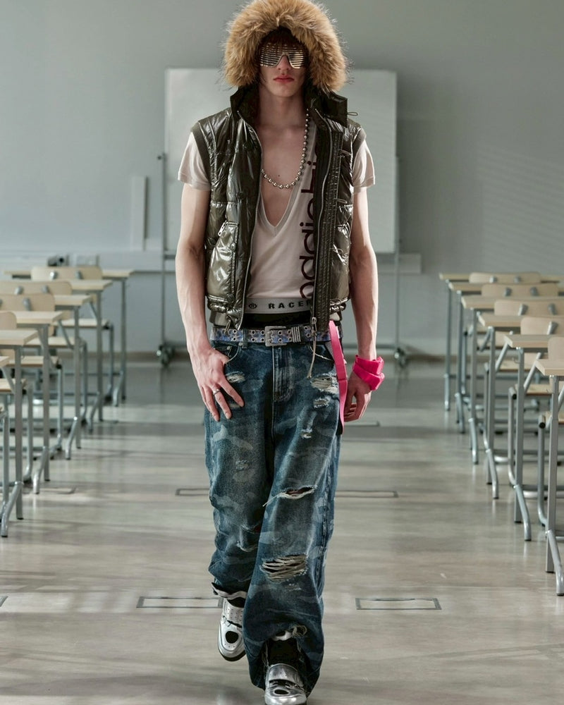 【RACER WORLDWIDE】Laser Camo Jeans