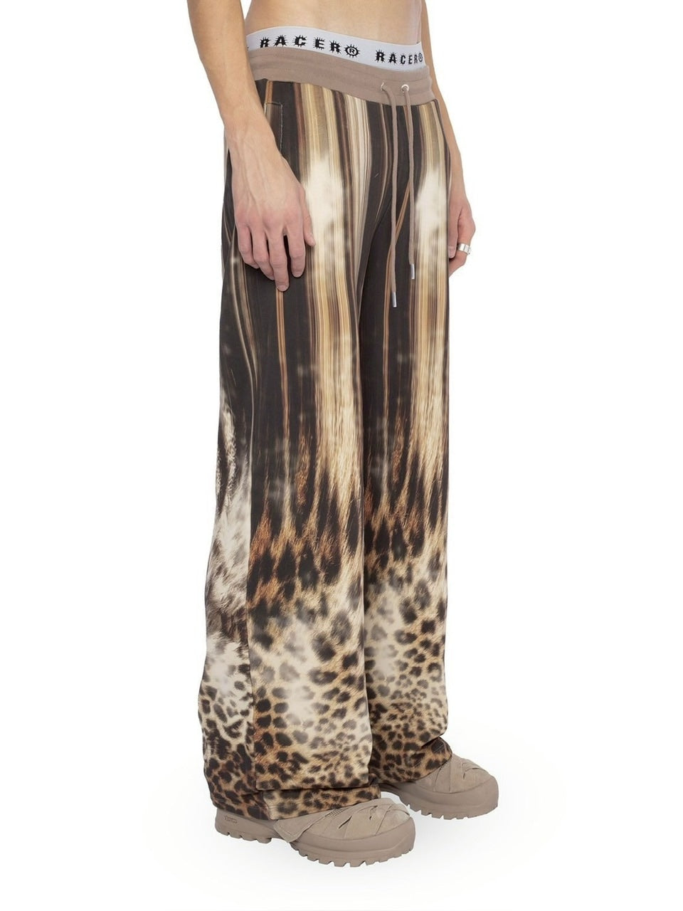 【RACER WORLDWIDE】Glitch Leo Sweatpants