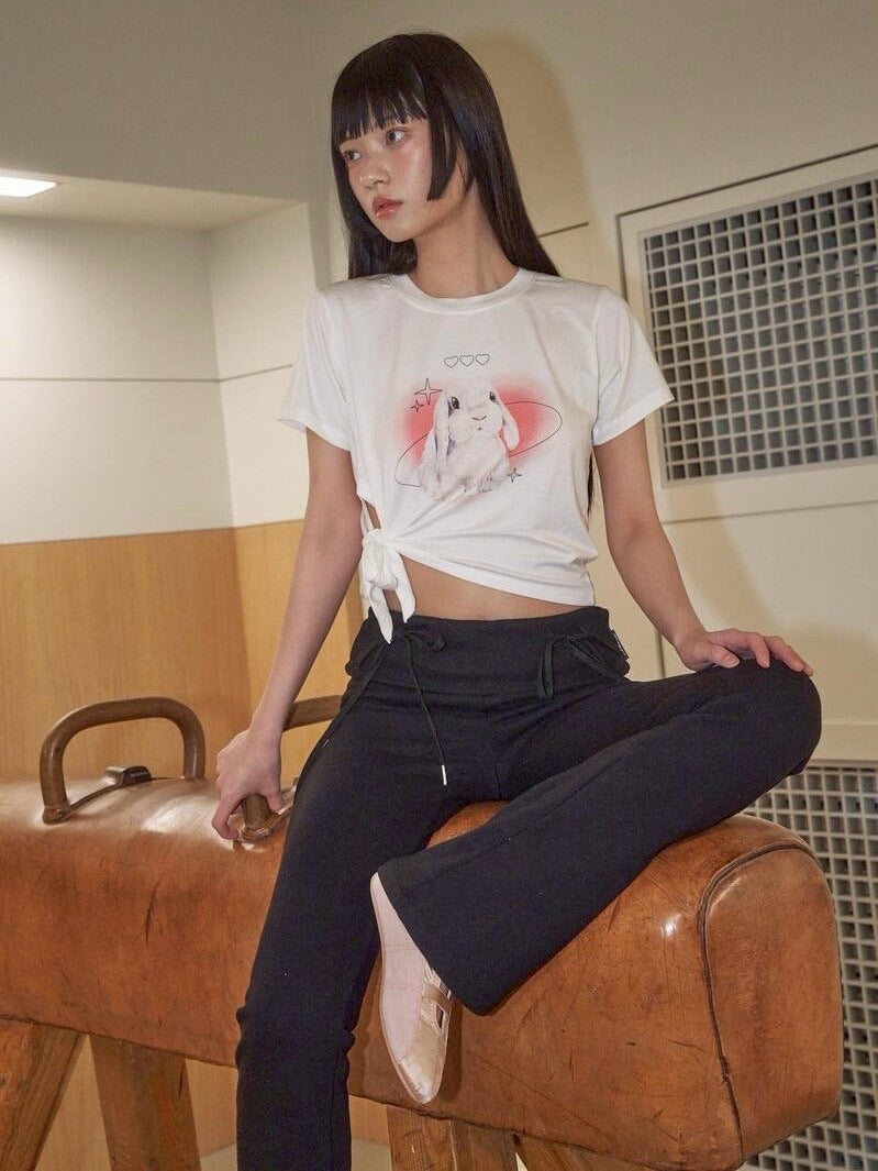 【ODDONEOUT】COSMOS RABBIT TIE T-SHIRTS