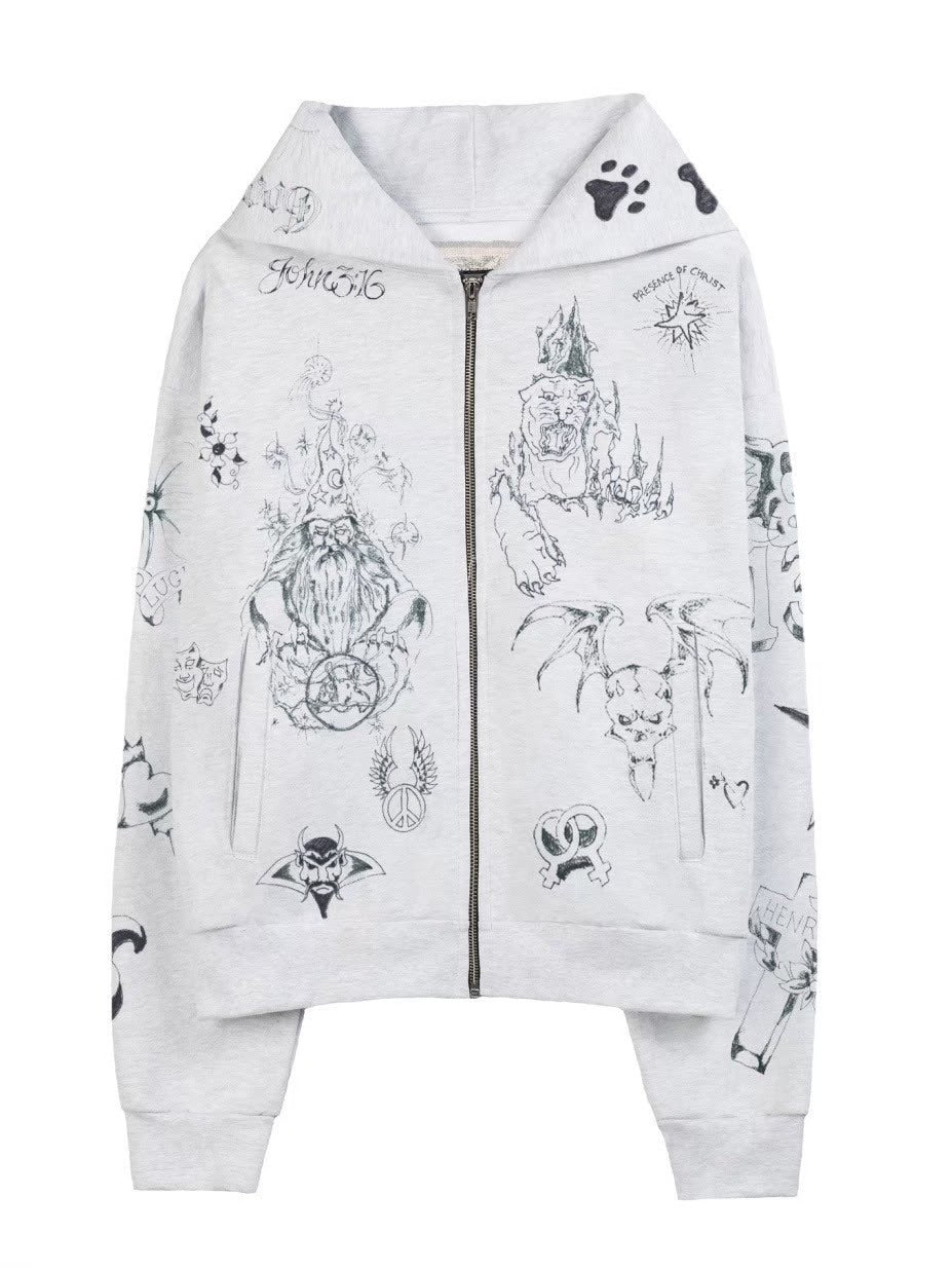 【BASKETCASE】SAILOR, zip hoodie