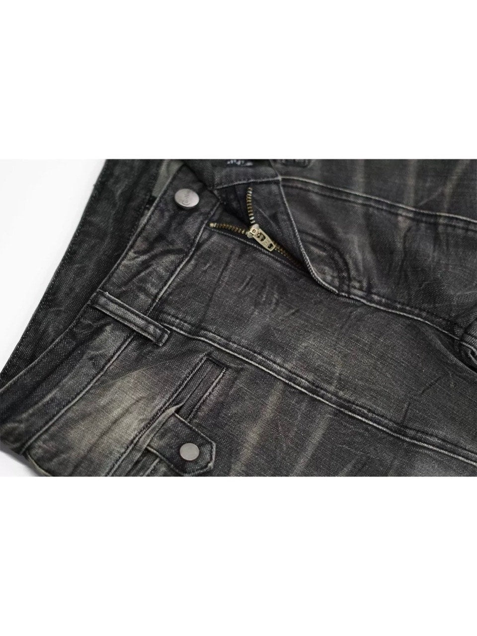 【Cest Nous】Fading throughout Denim jeans / 【セヌー】ウォッシングフレアデニムパンツ