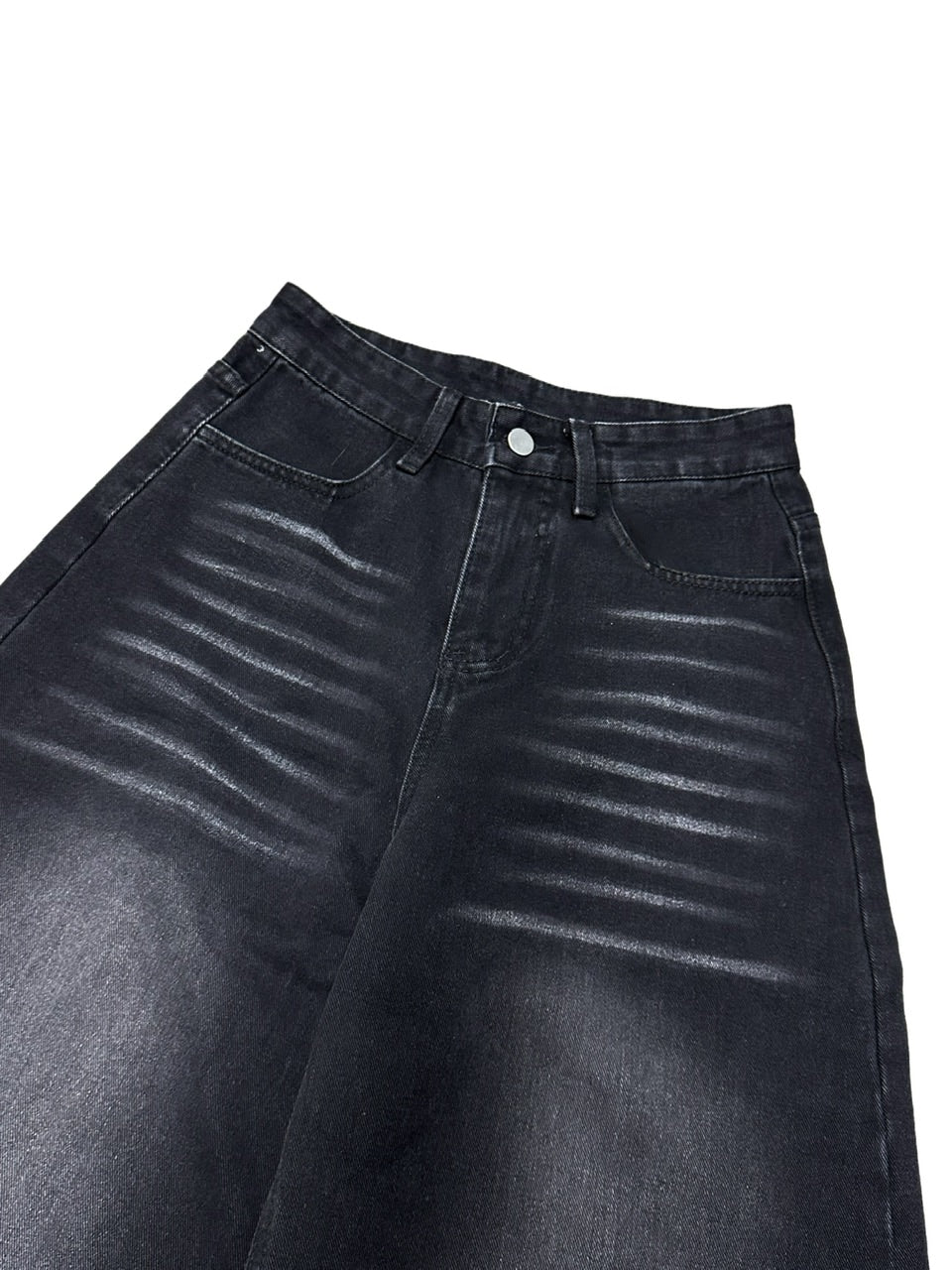 受注制【Never mind the XU】back print wide denim pants / 【ネバーマインドザエックスユー】バックプリントワイドデニムパンツ