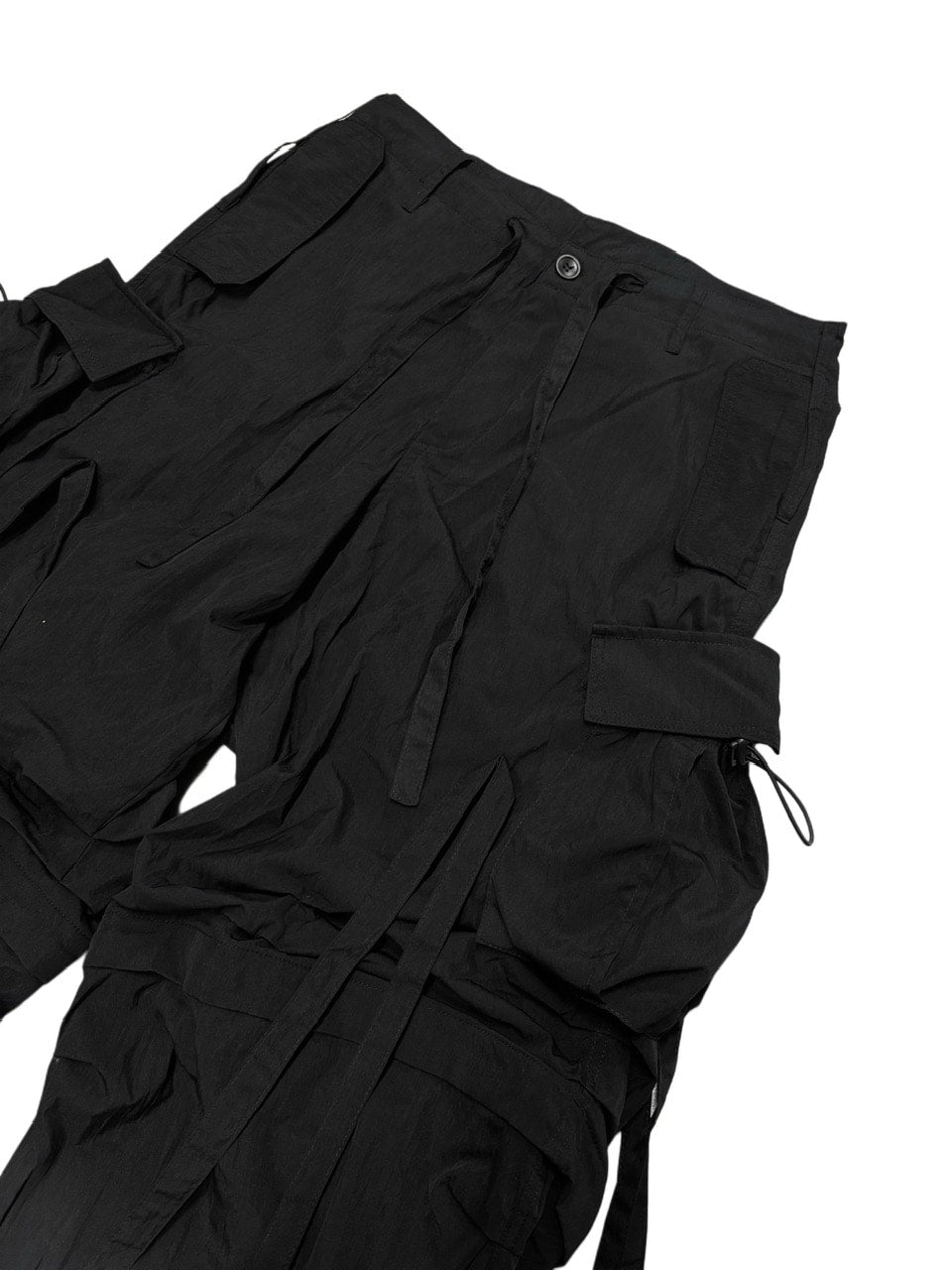 受注制【Never mind the XU】2way nylon cargo pants / 【ネバー