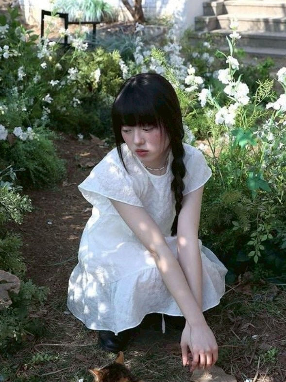 【Uglyshadow】FLOWER RUFFLE DRESS