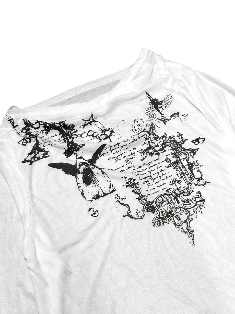 受注制【Never mind the XU】see-through loose long sleeve