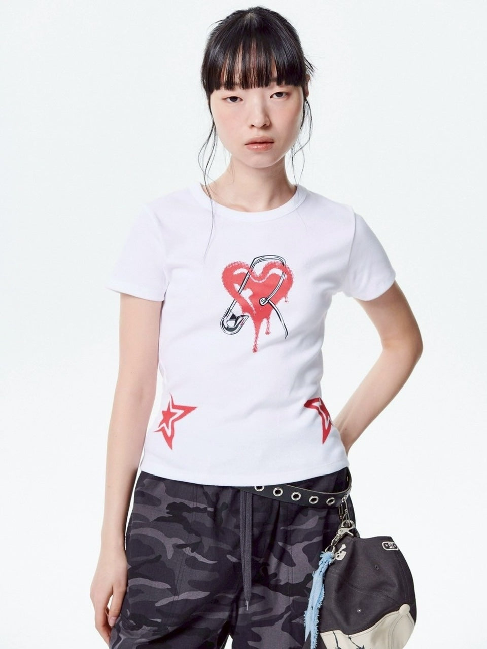 【runningHIGH】MELTING HEART H/S TEE