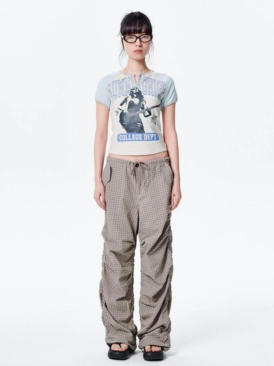 【runningHIGH】VARSITY LOGO H/S TEE