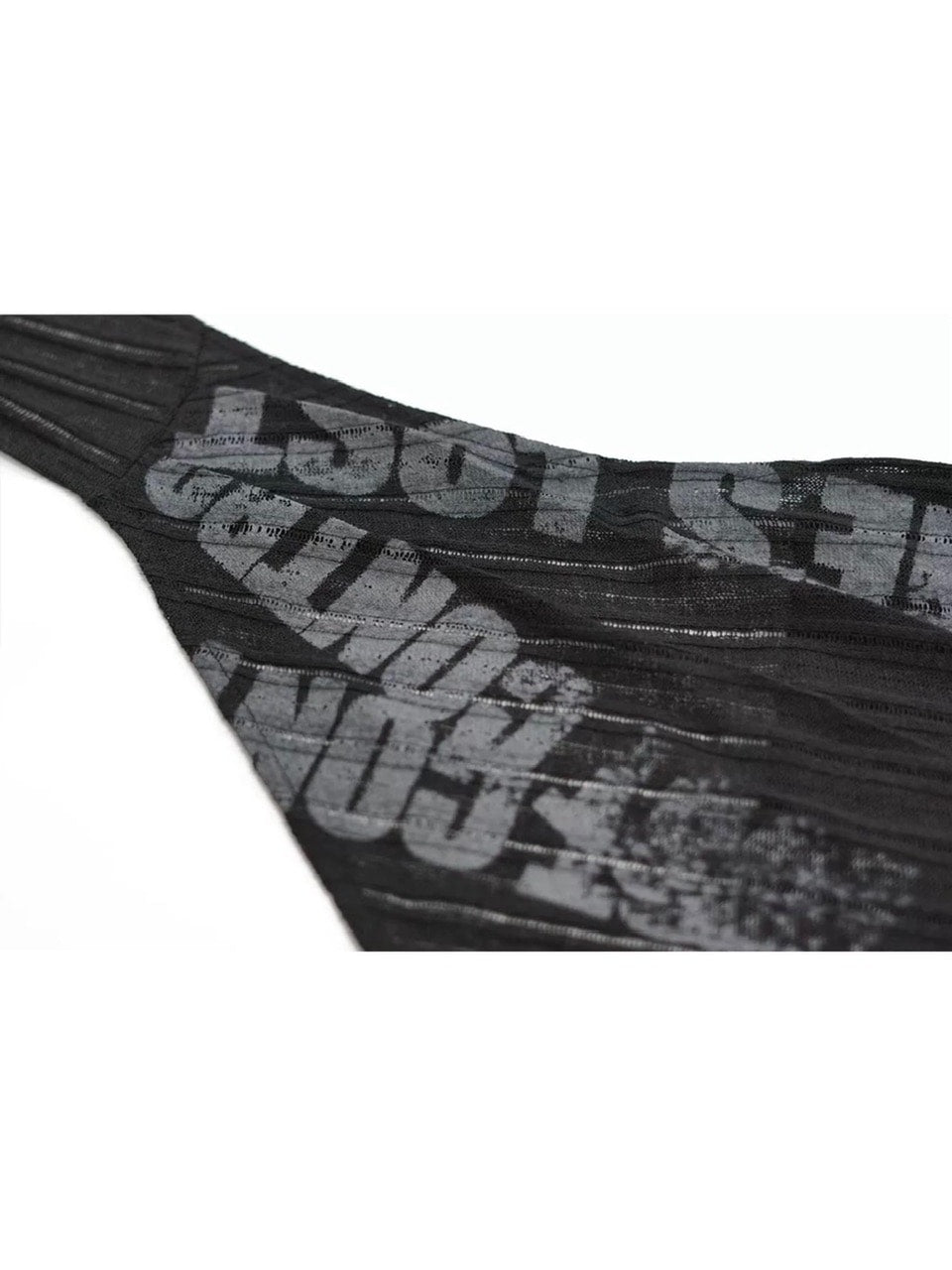 【Cest Nous】Black and Gray Short-sleeved T-shirts / 【セヌー】クロップ半袖Tシャツシアーチュニックレイヤードトップス