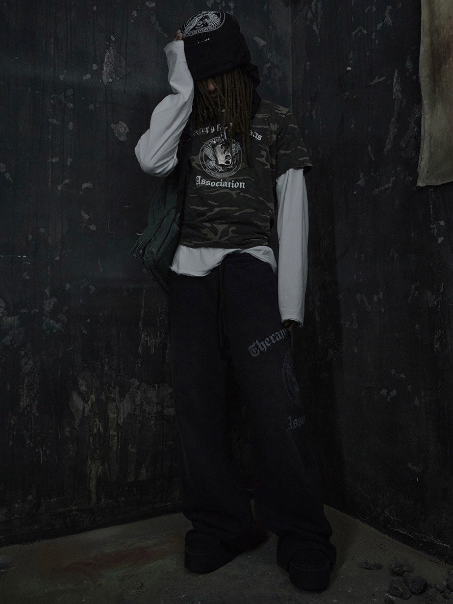 SUNDAY OFF CLUB】TOV Hand Distressed Short Sleeve – PRESSING WEB SHOP