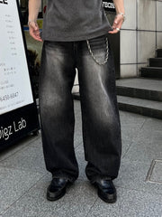 大阪店WEB限定受注制【Chikashitsu +】vintage wash semi wide denim pants 4 / 【チカシツプラス】ヴィンテージウォッシュセミワイドデニムパンツ