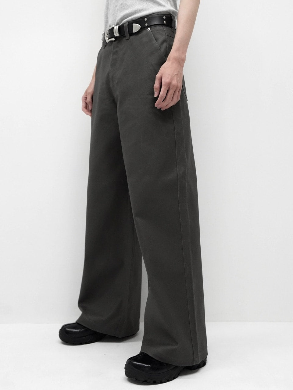 CS】coated wide denim pants – PRESSING WEB SHOP