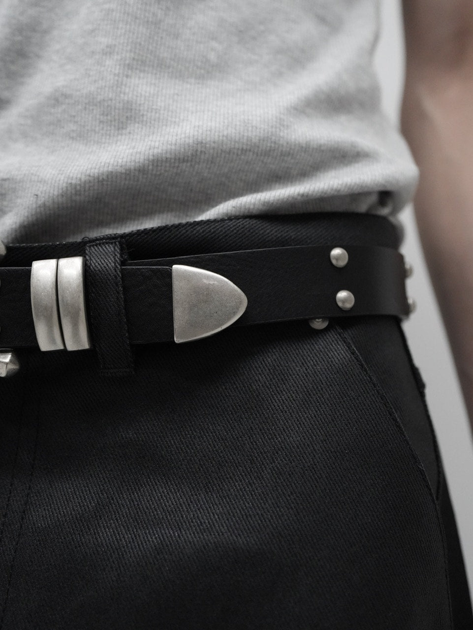 【CS】STUDS LEATHER BELT