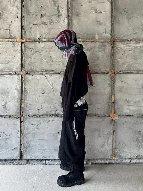 【roaringrad】ZIPPER SAGGING BERMUDA PANTS