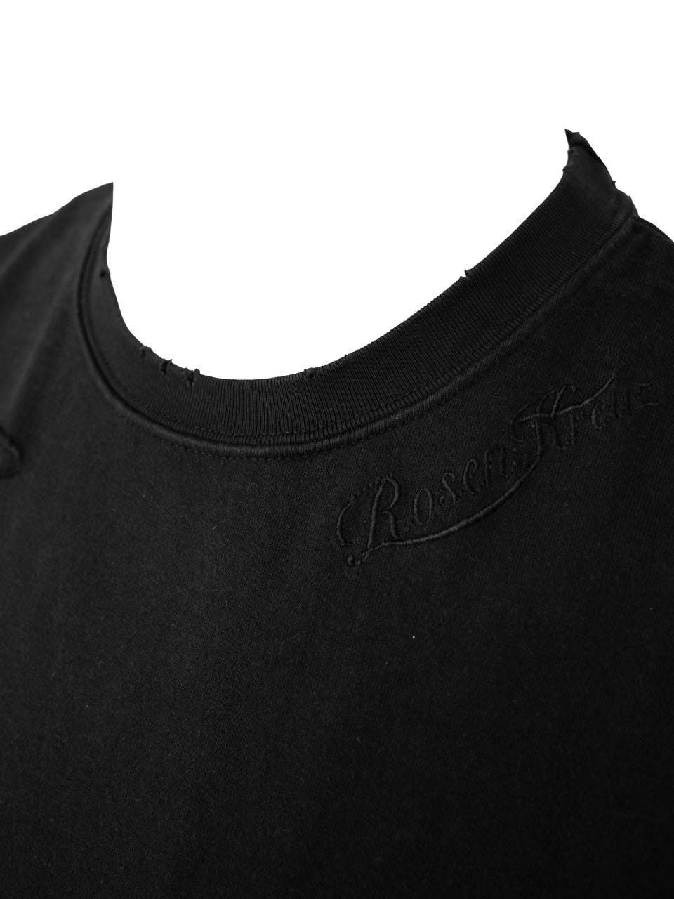 Rosen Kreuz】BOXY FIT LAYERED DAMAGE TEE – PRESSING WEB SHOP