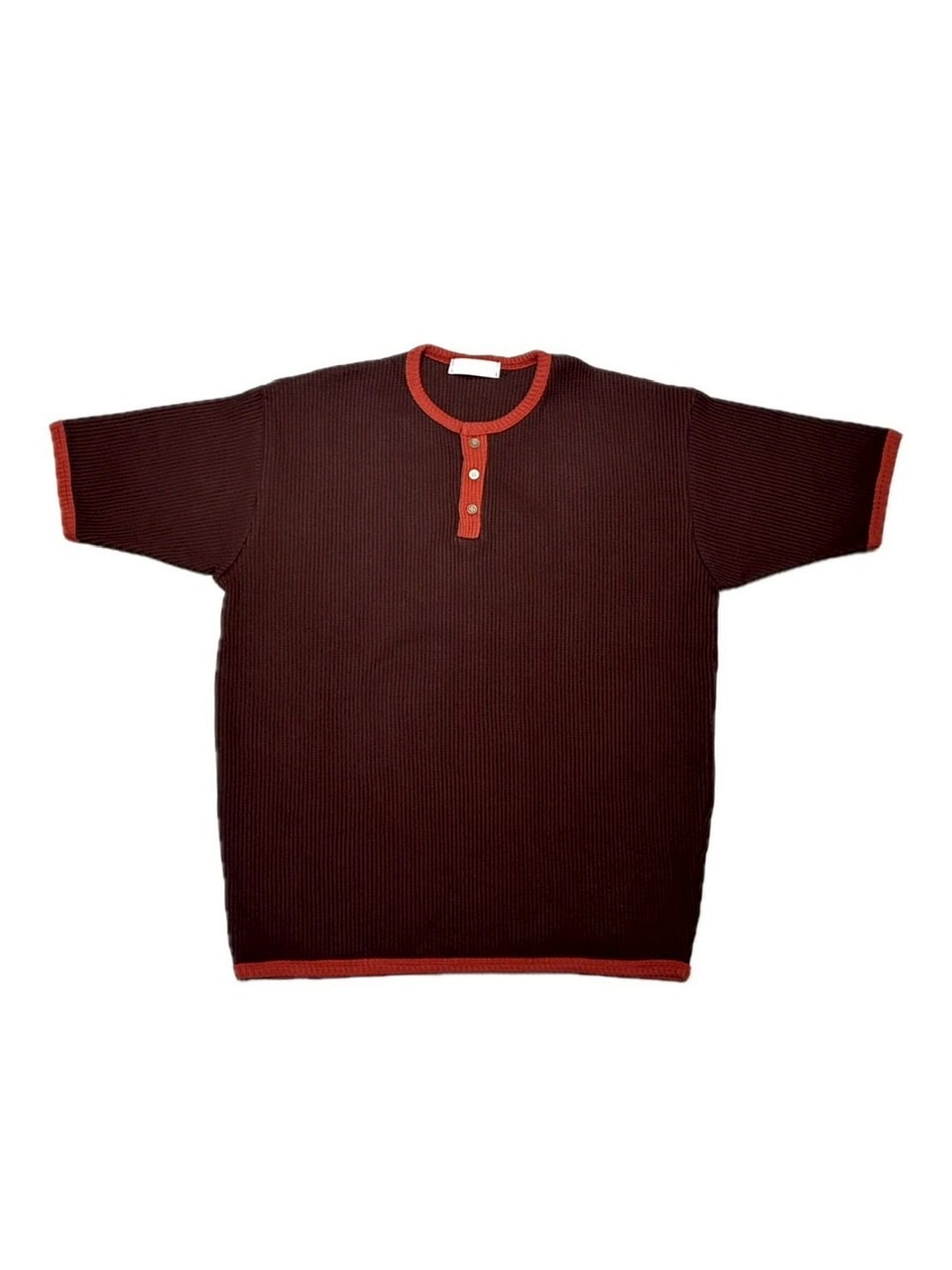 受注制【youll】henry neck waffle tee (3color)