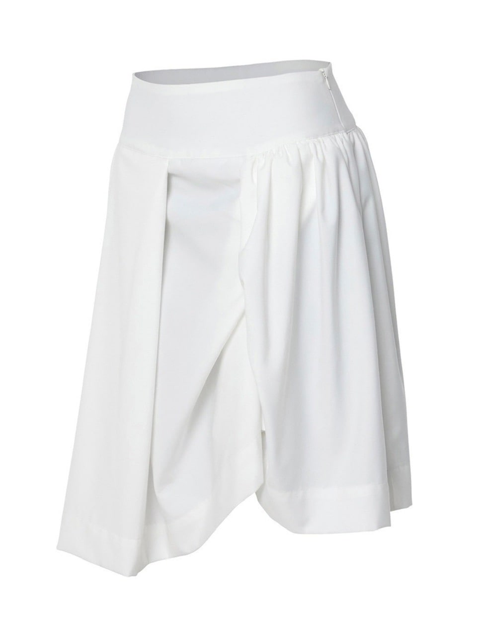 【FLAREUP】Asymmetrical Draped Midi Skirt