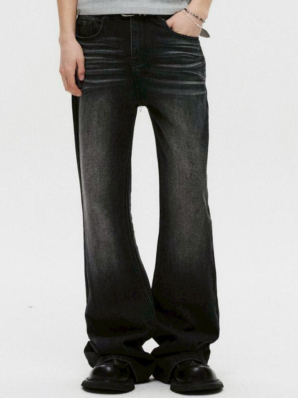 【DNSR】Signature Flare Denim Pants