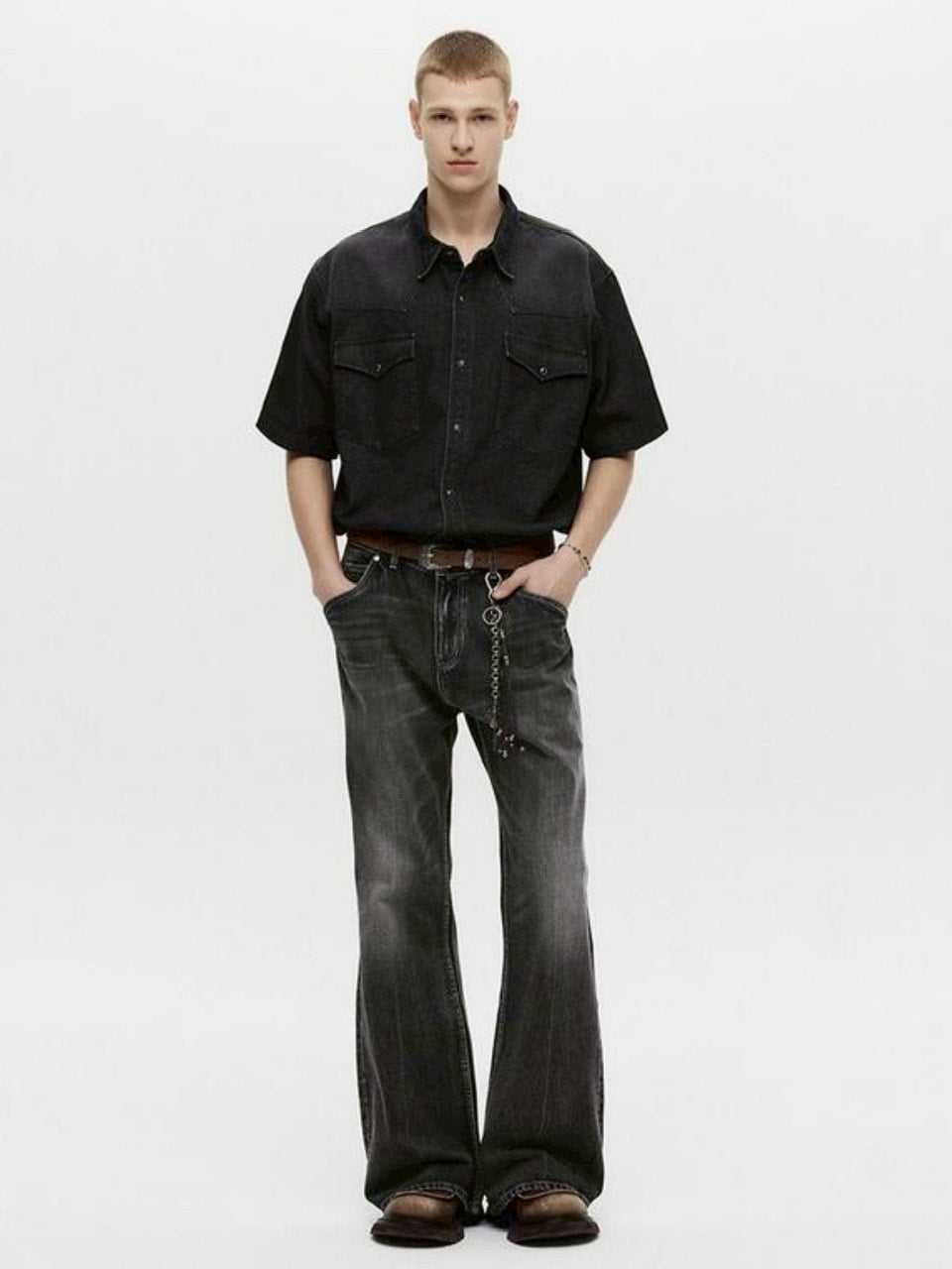 【DNSR】Western Flare Denim Pants