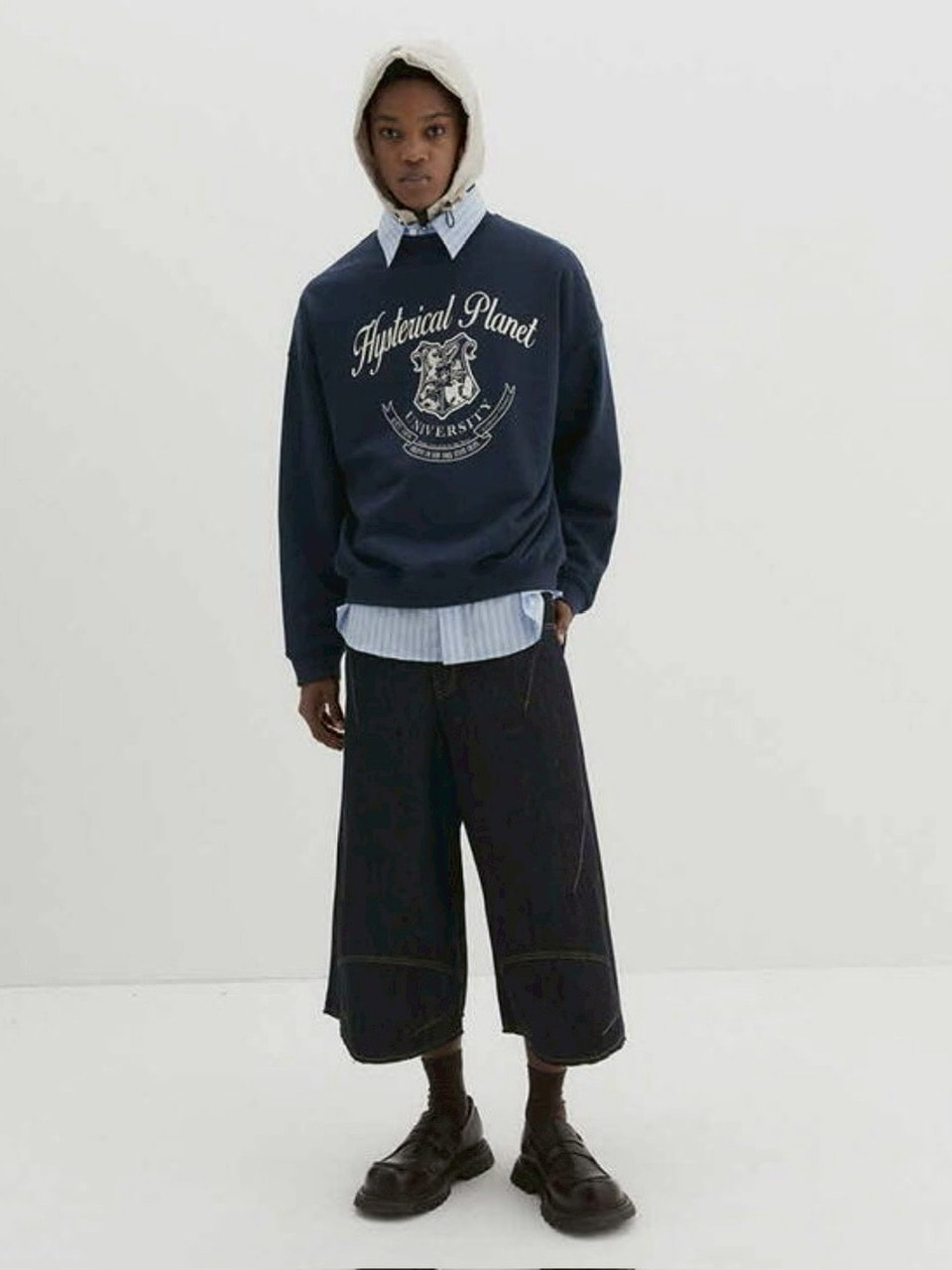 【DNSR】Multi-Dart Bermuda Denim Shorts