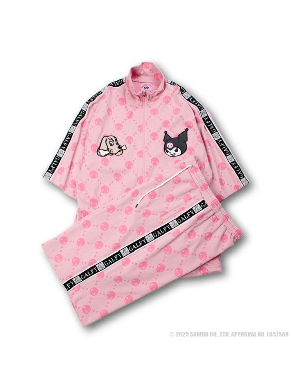 【GALFY×KUROMI】ドクロだらけ夏セットアップ