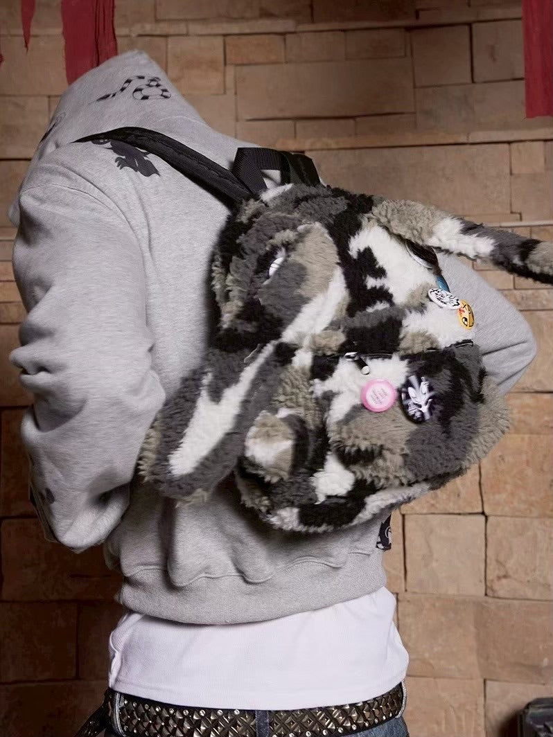【DND4DES】BUNNY EAR PLUSH BACKPACK