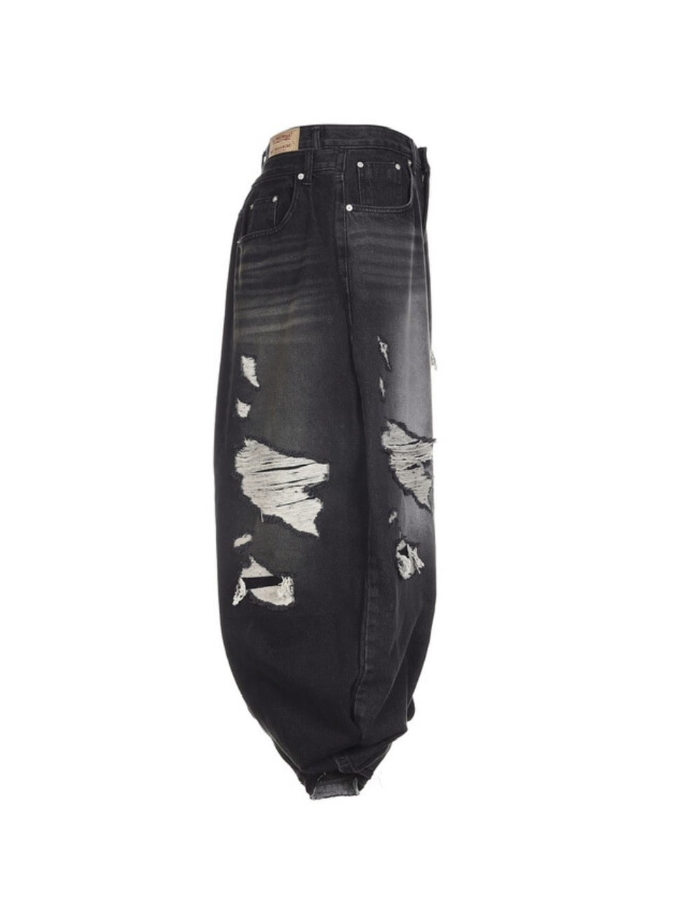 SURGERY】surgery double folding over wide baggy jeans – PRESSING