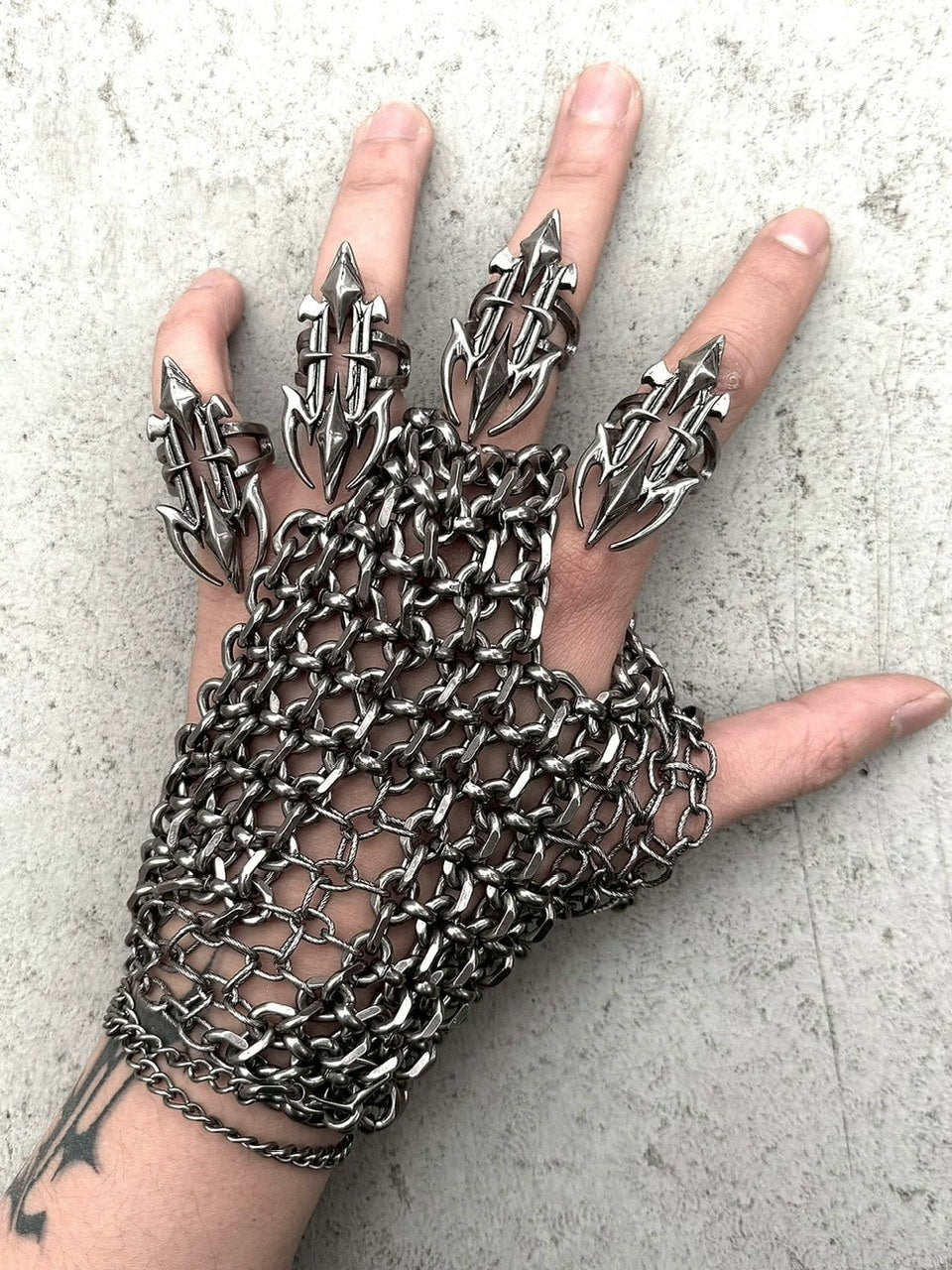 IIIMIII】Spike Gothic Ring / 【イアミ】スパイクゴシックシルバー