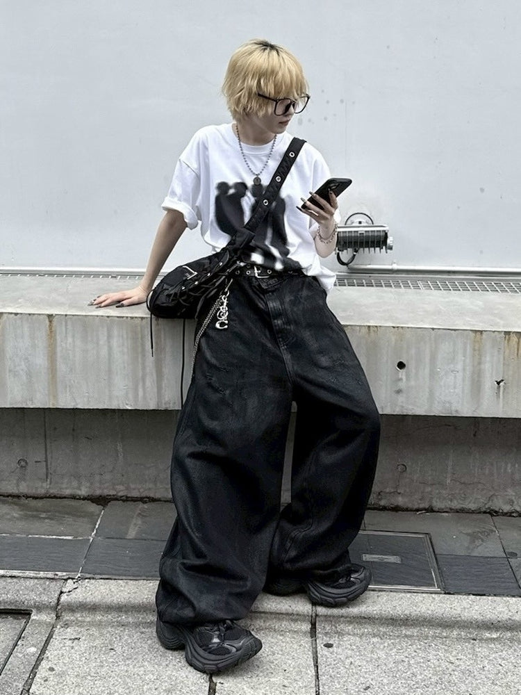 受注制【nmtc +】figure print tee (2color)