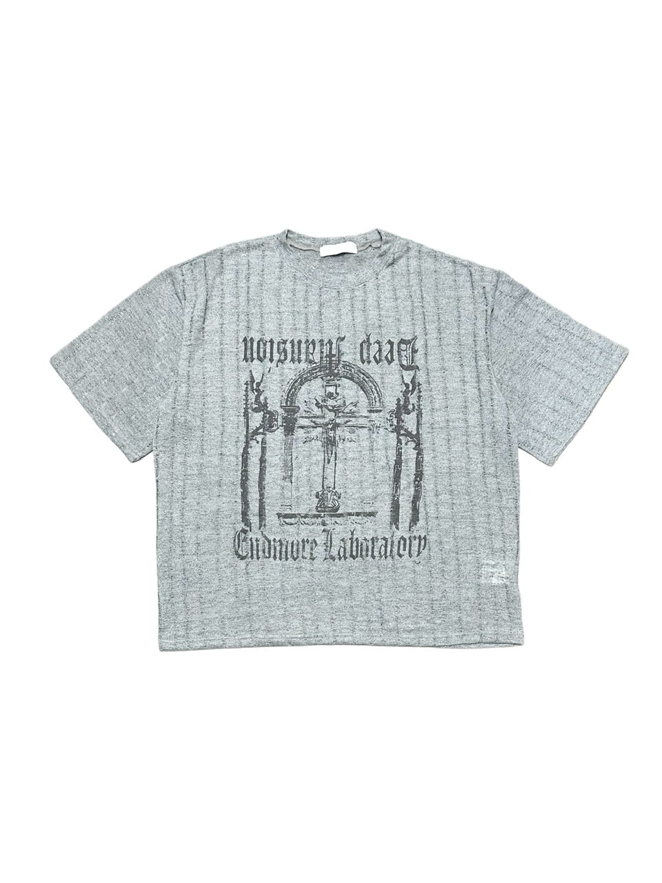 受注制【Never mind the XU】see-through short sleeve (4color) / 【ネバーマインドザエックスユー】シースルー半袖トップス