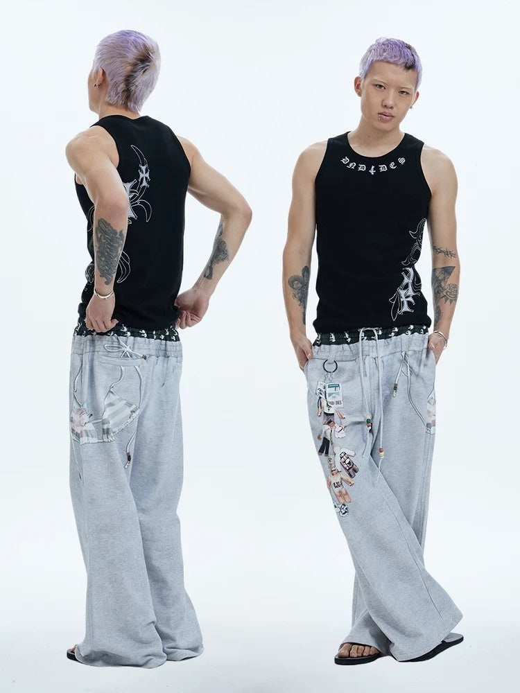 【DND4DES】BIKINI PRINTED SWEAT PANTS