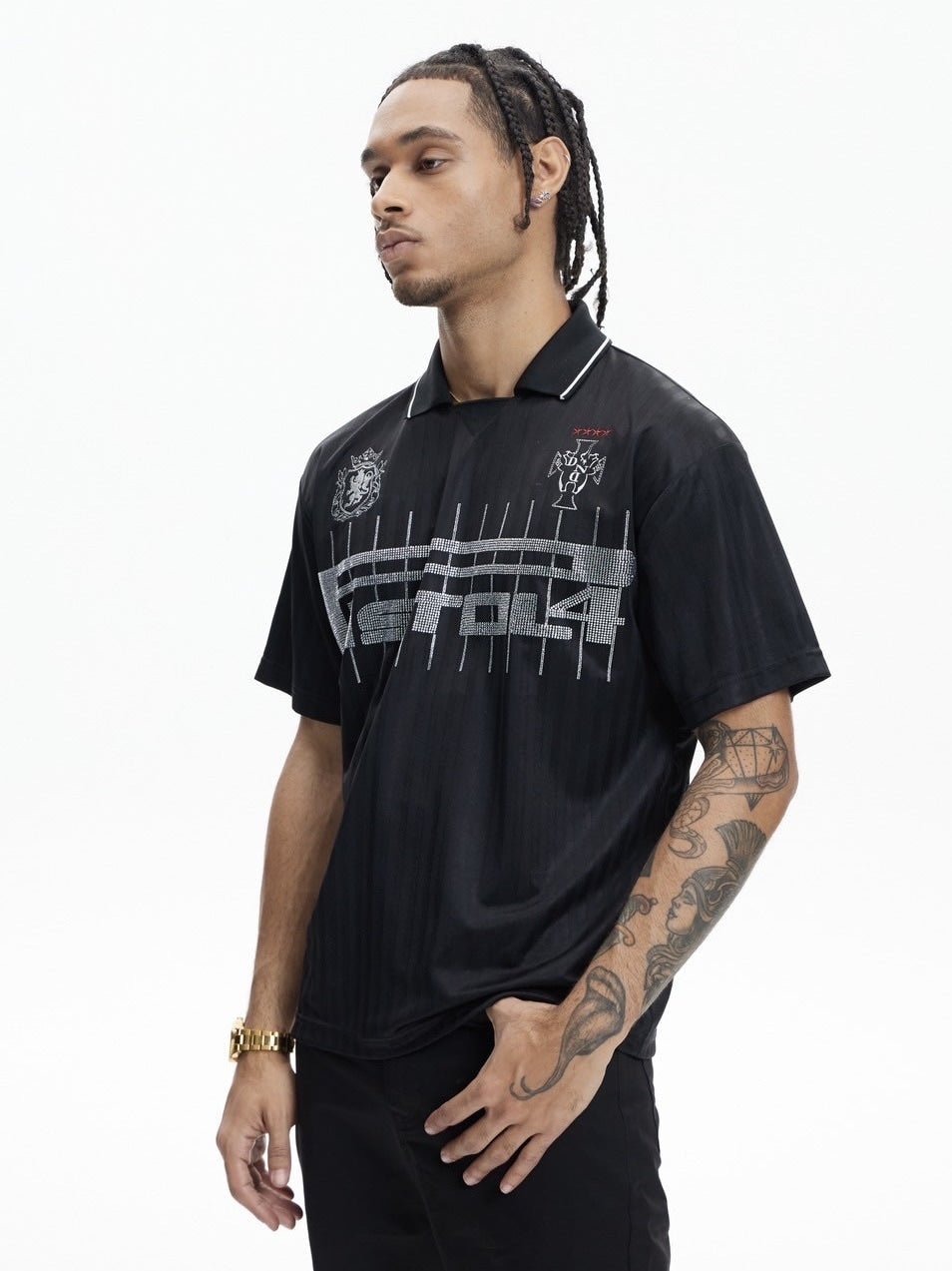 【DND4DES】SLOGAN DIAMOND FOOTBALL SHIRT