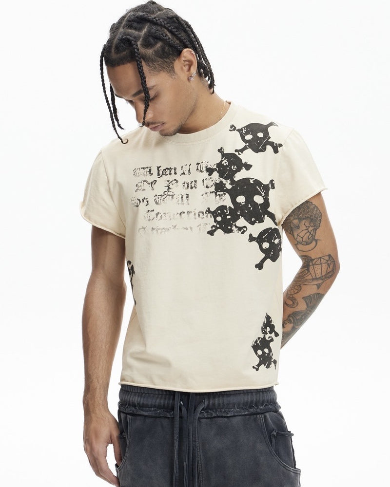 【DND4DES】SKULL WAISTCOAT T-SHIRT