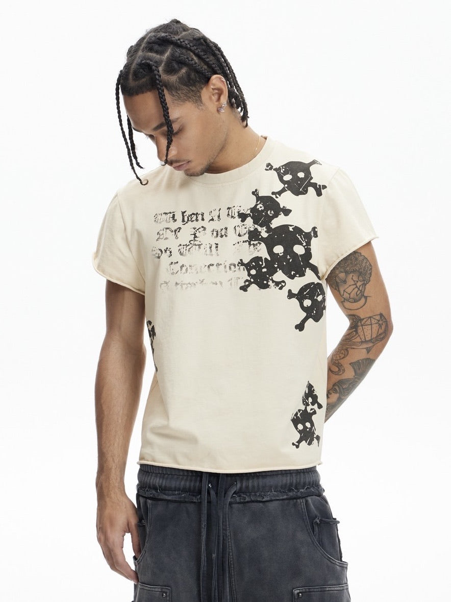 【DND4DES】SKULL WAISTCOAT T-SHIRT