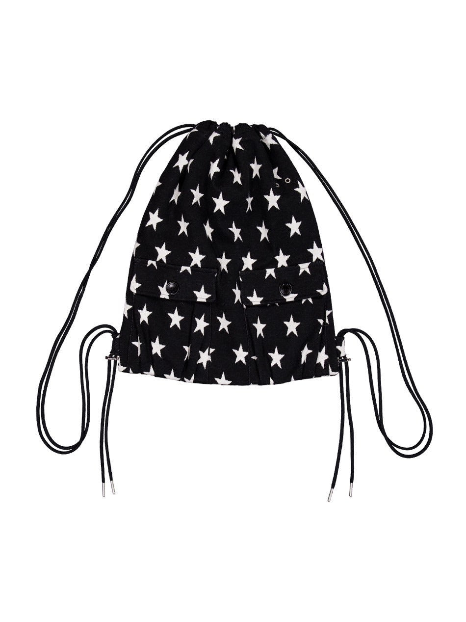 【SETUP‐EXE】STAR POCKET GYM SACK / 【セットアップエグゼ】スターポケットリュック