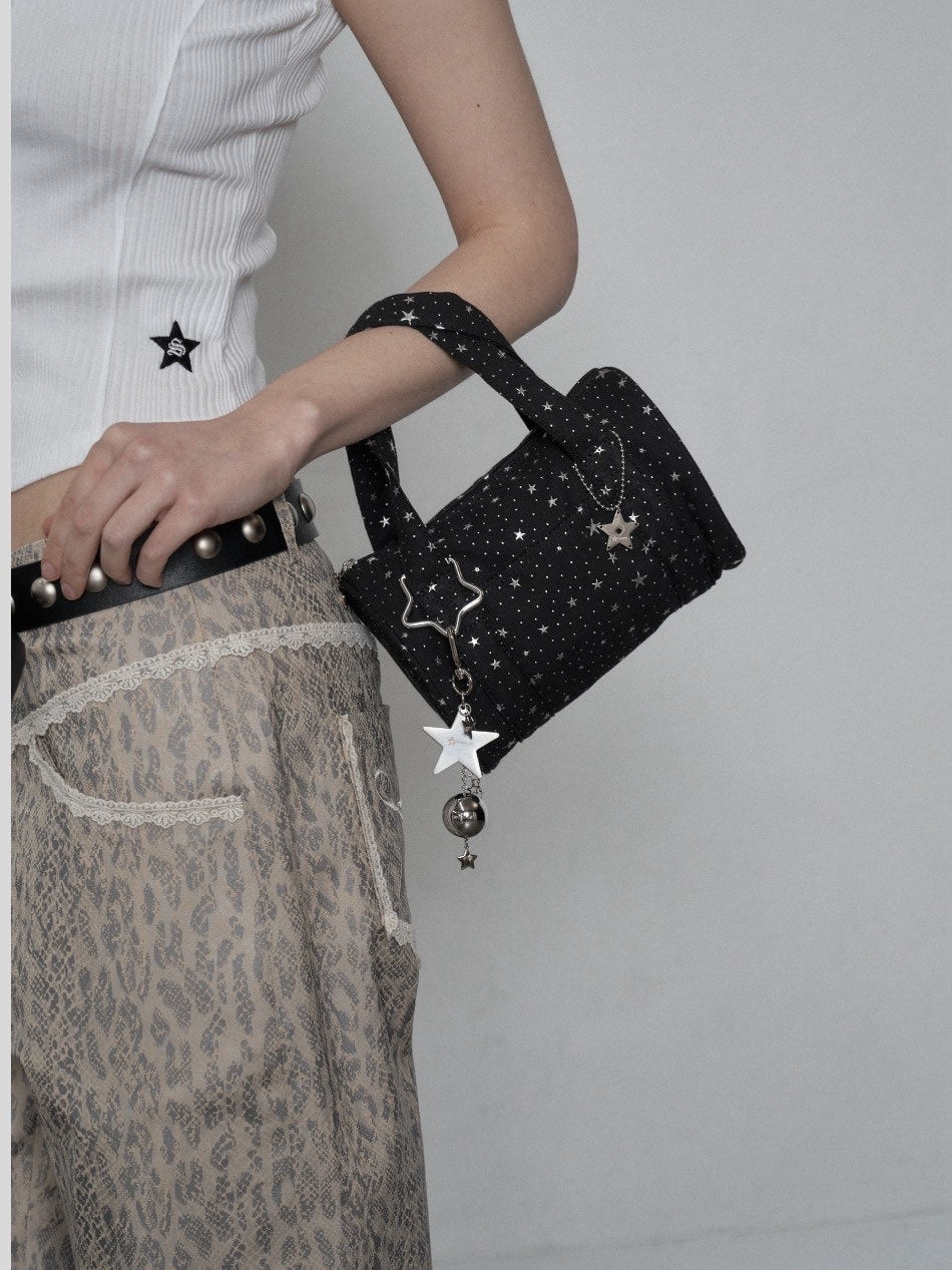 【SETUP‐EXE】TINY STAR TOTE BAG / 【セットアップエグゼ】タイニースタートートバッグ