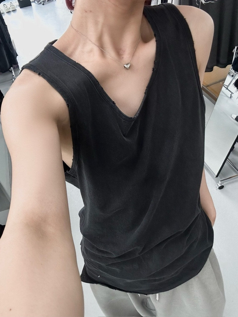 【LUV CODE】pigment damage sleeveless