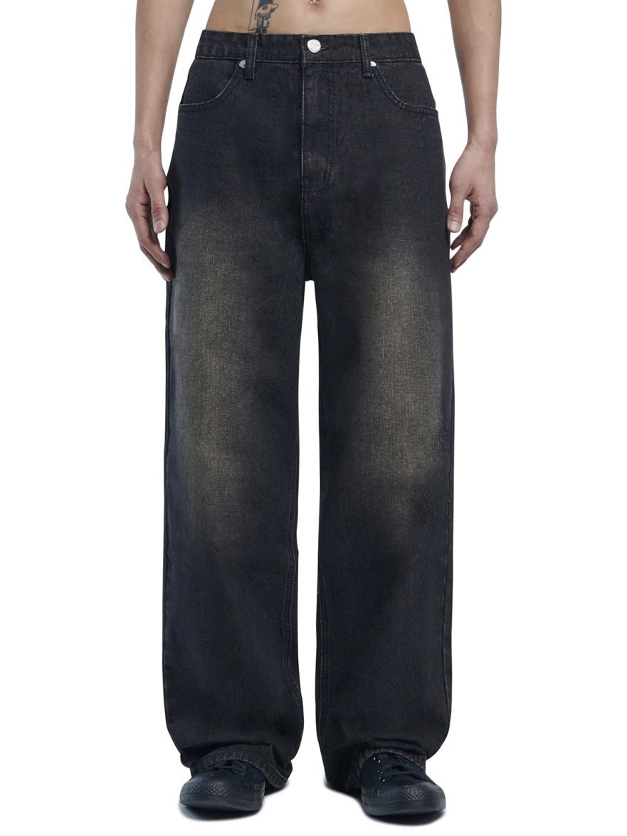 【NOMANUAL】WASHED DENIM PANTS