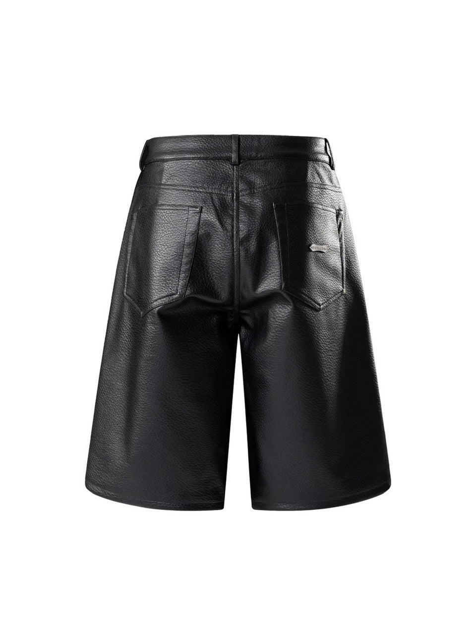 【The Boy Has No Patience】LUMINOUS DAWN LEATHER SHORTS / 【ザボーイハズノーペーシェンス】リベットコーティングハーフパンツ