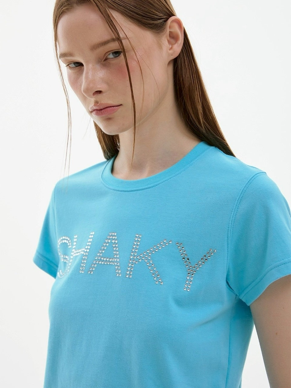 【ESC STUDIO】shaky t-shirt/ 【イーエスシーステュディオ】シェイキーロゴ半袖Tシャツ